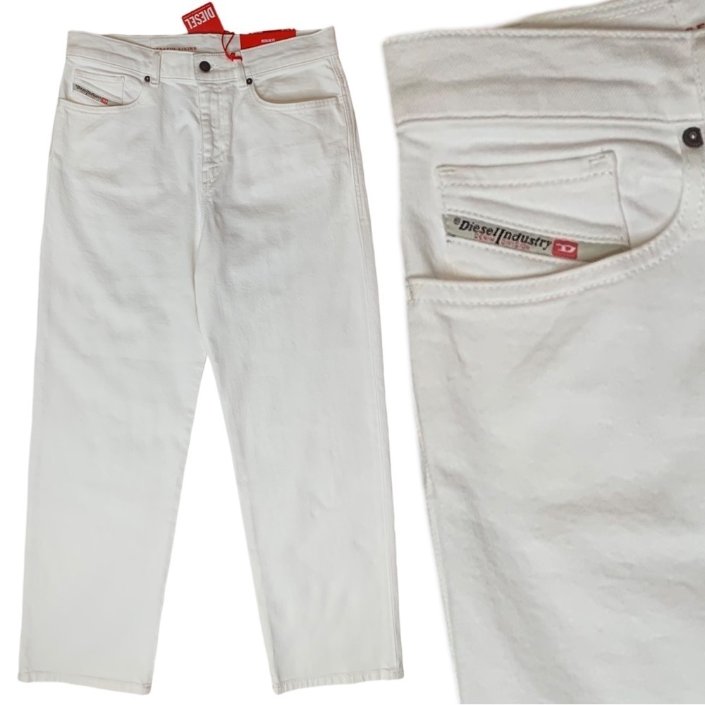 Diesel Boyfriend Jeans 2016 D-Air 09D63 White Size 27 - Picture 5 of 17
